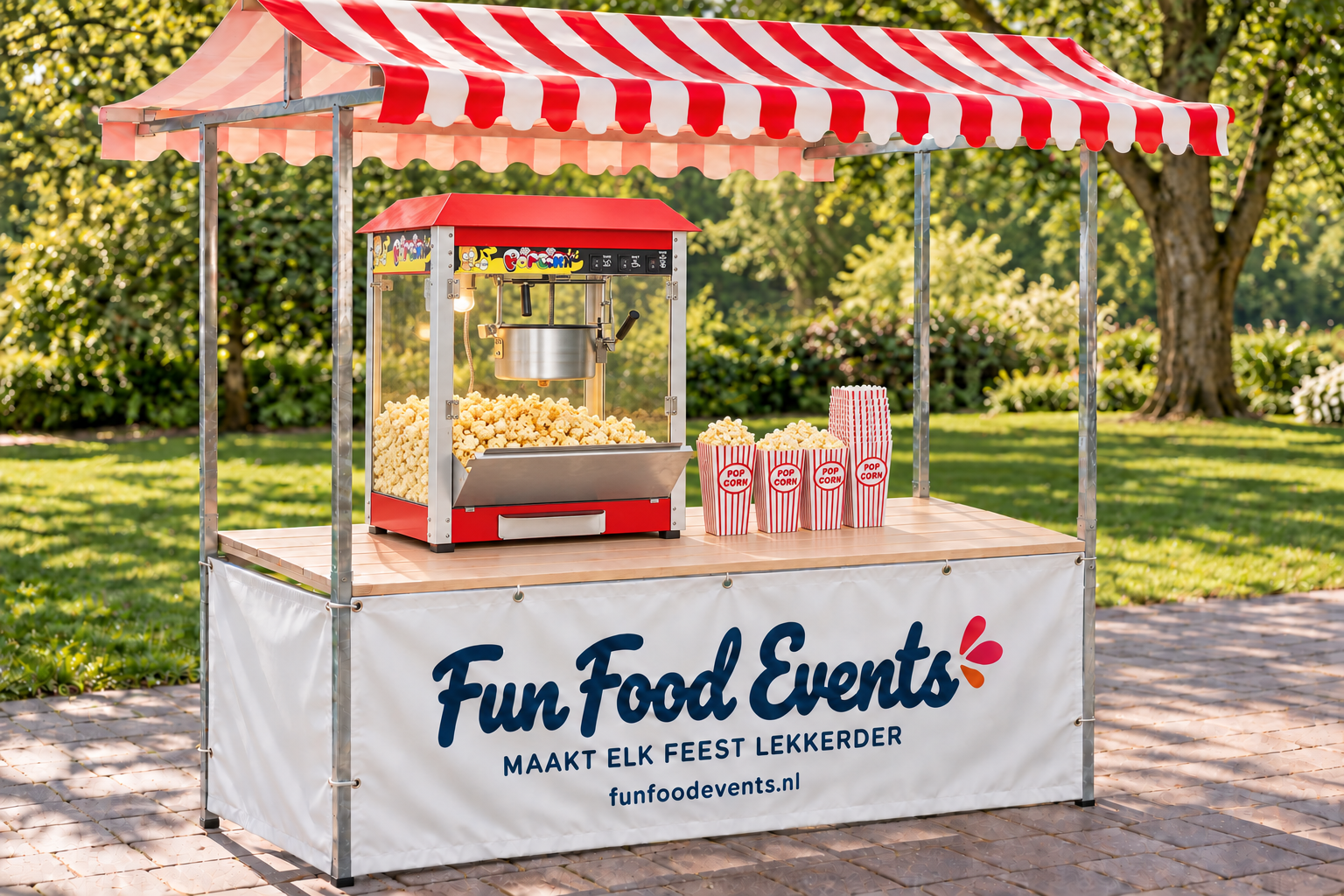Poffertjes, suikerspin en popcorn